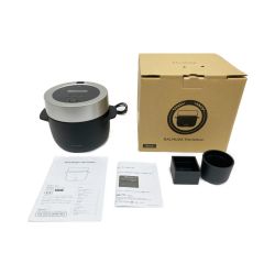 〇〇 BALMUDA バルミューダ The Gohan 3合炊き 電気炊飯器 K03A-BK Bランク