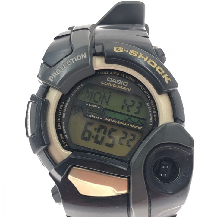 CASIO カシオ メンズ腕時計 G-SHOCK LUNGMAN ラングマン DWG-100 ブラック x ゴールド｜中古｜なんでもリサイクルビッグバン