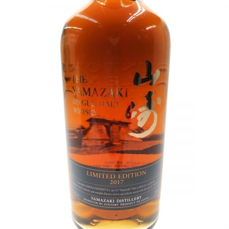 【北海道内限定発送】 YAMAZAKI 山崎/サントリー リミテッドエディション 2017年 シングルモルト ウイスキー 700ml 未開栓