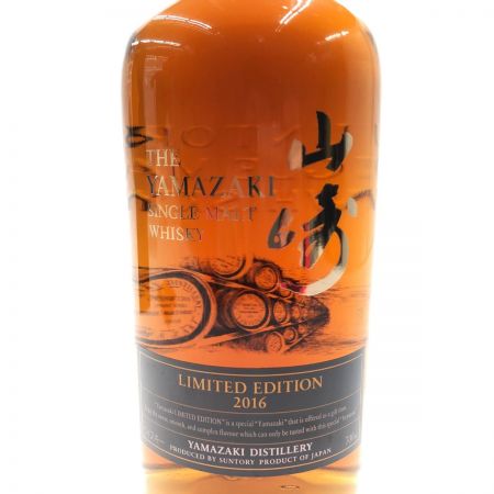 【北海道内限定発送】 YAMAZAKI 山崎/サントリー リミテッドエディション 2016 シングルモルト ウイスキー 700ml 未開栓