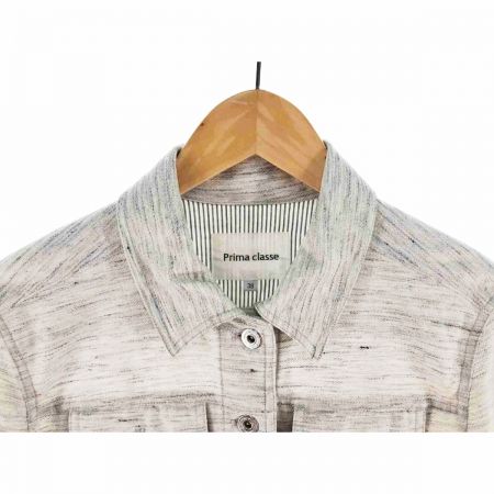 PRIMA CLASSE プリマクラッセ レディース ジャケット サイズ38 ライトグレー