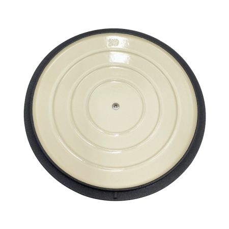  CHASSEUR  両手鍋　サブライム ラウンドキャセロール 20cm 2.5L ライトグレー 未使用品