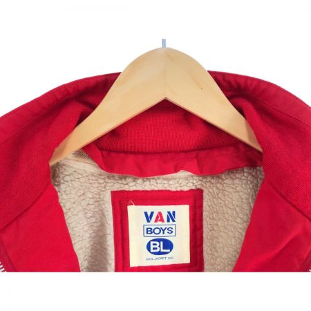  VAN ヴァン メンズ ジャケット スイングトップ サイズL CTK1309 レッド
