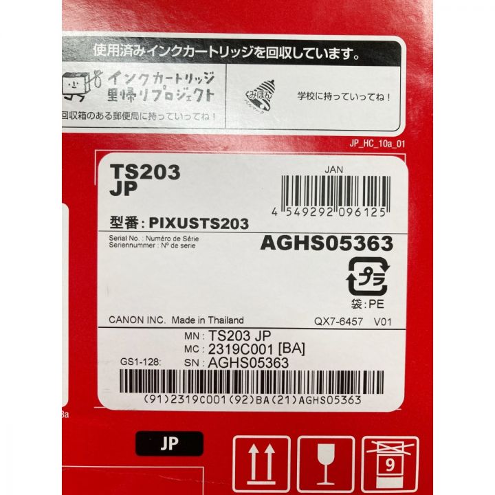 CANON キャノン インクジェットプリンター PIXUS TS203 未使用品｜中古｜なんでもリサイクルビッグバン