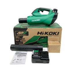 ЗЗ HiKOKI ハイコーキ マルチボルト 36V コードレスブロワ RB36DA グリーン 未使用品 Sランク