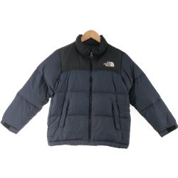 〇〇 THE NORTH FACE ザノースフェイス キッズ ジャケット サイズ130 NDJ91863 ネイビーX黒 Bランク