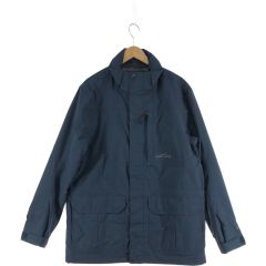 Eddie Bauer エディバウア メンズ ジャケット マウンテンパーカー サイズM ネイビー Bランク