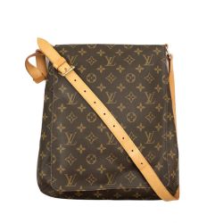 〇〇 LOUIS VUITTON ルイヴィトン モノグラム ミュゼット ショルダーバッグ M51256 ブラウン Bランク