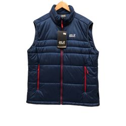 〇〇 Jack Wolfskin ジャックウルフスキン メンズ アルゴンベスト サイズXL ブルー Aランク