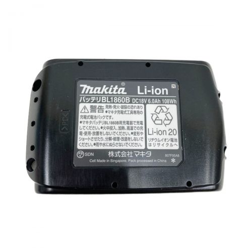 MAKITA マキタ 純正 リチウムイオンバッテリ 18V/6.0Ah A-60464 BL1860B 未使用品 Sランク