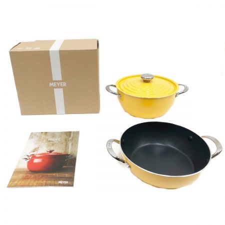  マイヤー 両手鍋 24cm ライトポットセット SC24-LP24YL イエロー