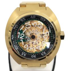 〇〇 INDEPENDENT 自動巻き 8224-S107687 ゴールド Bランク