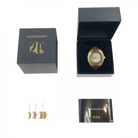  INDEPENDENT 自動巻き 8224-S107687 ゴールド