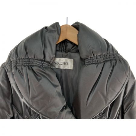  SPECCHIO スペッチオ レディース コート サイズ40 シルバー