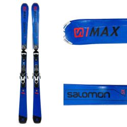 〇〇 SALOMON サロモン S MAX SX 19-20モデル ブルー 165cm　現状渡し Cランク