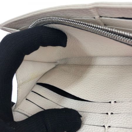  LOUIS VUITTON ルイヴィトン ポルト フォイユ イリス マヒナ 長財布 イニシャル入り M60144 ベージュ