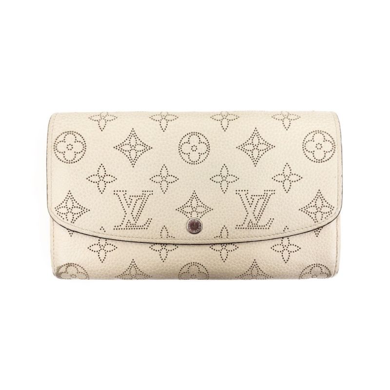 中古】 LOUIS VUITTON ルイヴィトン ポルト フォイユ イリス マヒナ 長