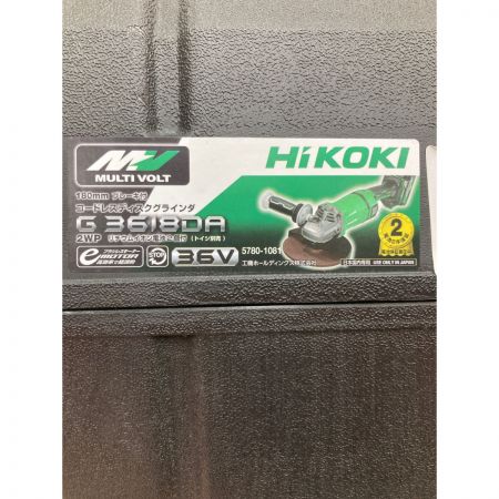 ДД HiKOKI ハイコーキ マルチボルト 36V コードレス ディスクグラインダ G3618DA 2WP 未使用品
