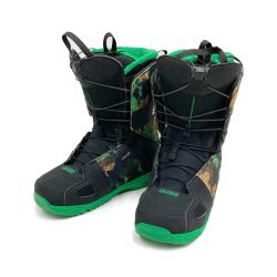 〇〇 SALOMON サロモン  BONFIRE SAVAGE  スノーボードブーツ ブラック×グリーン x グリーン 29cm Cランク