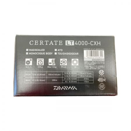  DAIWA ダイワ 19セルテート CERTATE LT4000-CXH スピニングリール CERTATE LT4000-CXH