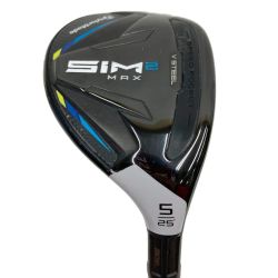 〇〇 TaylorMade テーラーメイド Sim2 Max ユーティリティ 5U ATTAS MB-HY 75S ブラック×ホワイト x ホワイト Bランク