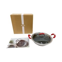 〇〇 Meyer マイヤー ホットポット 26cm SC46M-W26RD 両手鍋 レッド 未使用品 Sランク