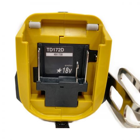  MAKITA マキタ 充電式インパクトドライバ TD127D イエロー×ブラック x ブラック 未使用品