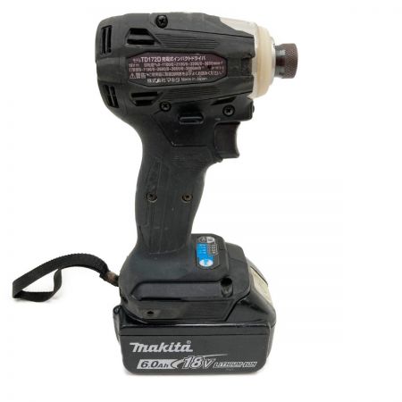  MAKITA マキタ 充電式インパクトドライバ 18V 6.0Ah TD172D ブラック