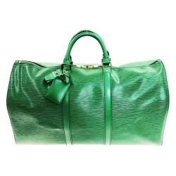 〇〇 LOUIS VUITTON ルイヴィトン エピ キーポル50 ボルネオグリーン ボストンバック M42964 グリーン Bランク