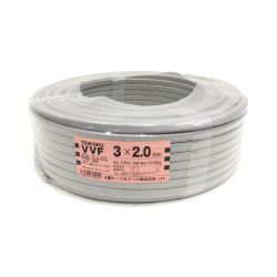 〇〇 TEIKOKU 太陽ケーブルテック  電材 VVFケーブル 3芯 3× 2.0 PbF 100m 未開封品 Nランク