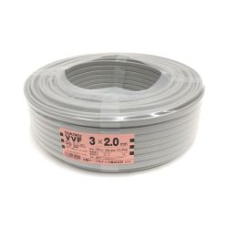 〇〇 TEIKOKU 太陽ケーブルテック  電材 VVFケーブル 3芯 3× 2.0 PbF 100m 未開封品 Nランク