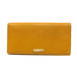 〇〇 BURBERRY LONDON バーバリーロンドン 財布 長財布  FN860 マスタード Bランク