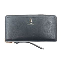〇〇 MARC JACOBS マークジェイコブス ラウンドファスナー 長財布 M0015119 ブラック Bランク