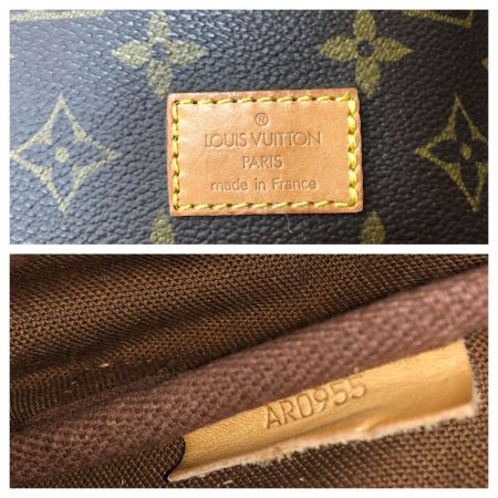  LOUIS VUITTON ルイヴィトン モノグラム ソミュール30 ショルダーバッグ M42256 ブラウン