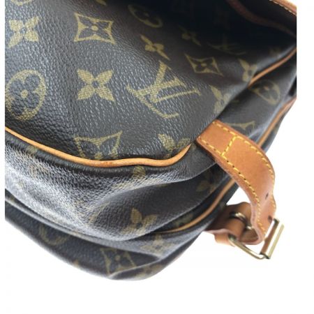  LOUIS VUITTON ルイヴィトン モノグラム ソミュール30 ショルダーバッグ M42256 ブラウン