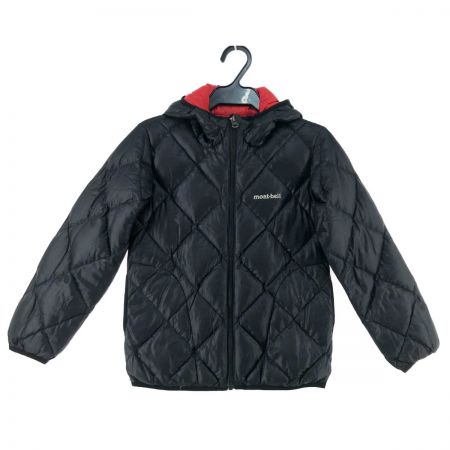  mont･bell モンベル キッズ ジャケット ダウンジャケット サイズ130cm ブラック×レッド