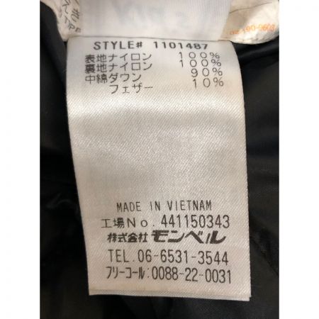  mont･bell モンベル キッズ ジャケット ダウンジャケット サイズ130cm ブラック×レッド