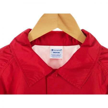  Champion チャンピオン メンズ ジャケット コーチジャケット サイズM レッド