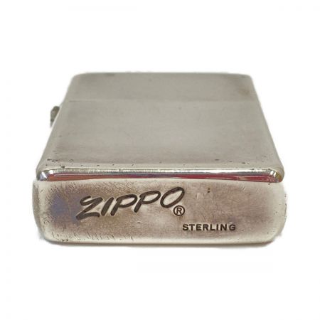 【中古】 ZIPPO ジッポ 1980年代後半 刻印 左寄り STERLING