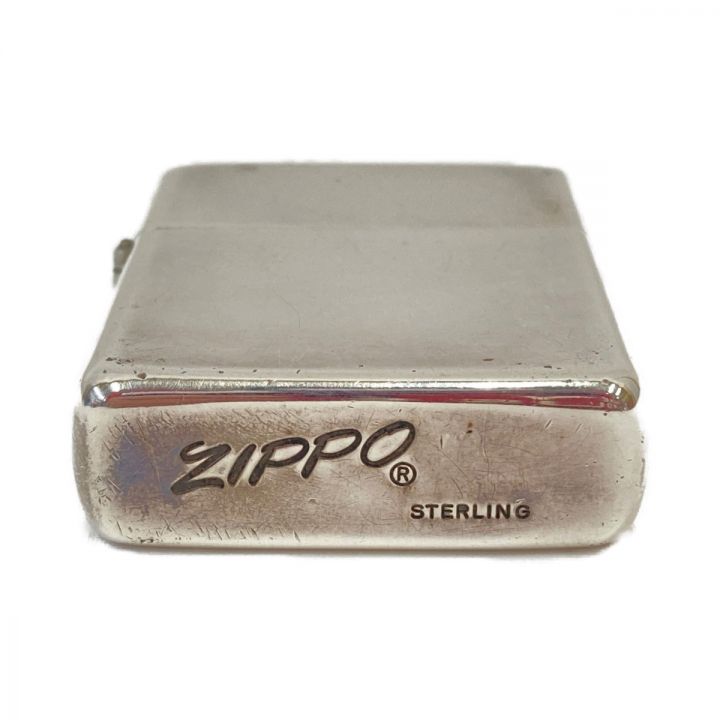 中古】 ZIPPO ジッポ 1980年代後半 刻印 左寄り STERLING スターリング ...