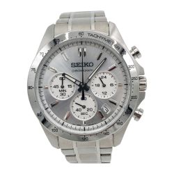 〇〇 SEIKO セイコー メンズ 腕時計 BT63-00D0 シルバー Bランク