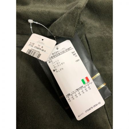  Leilian レリアン レディース ジャケット サイズ11 カーキ