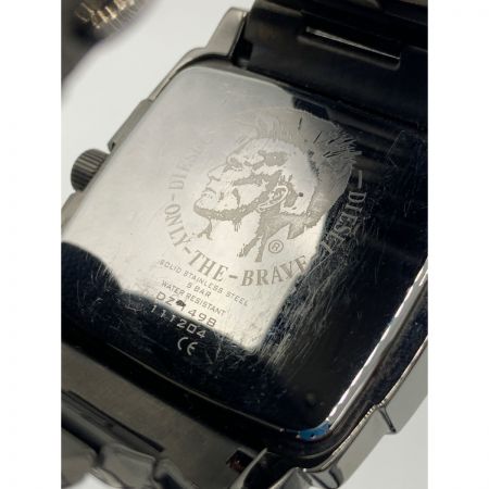  DIESEL ディーゼル ガンメタボディ 腕時計 DZ1498 ブラック