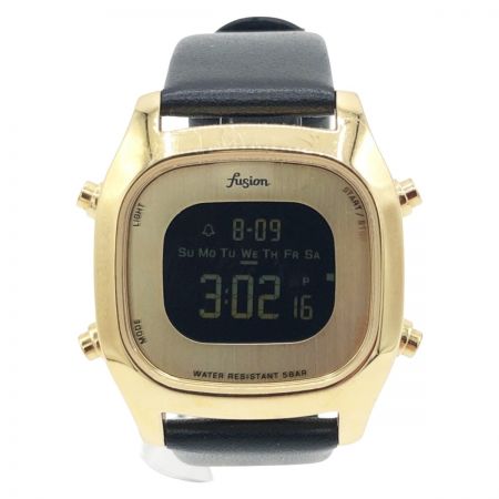  ALBA アルバ Fusion 腕時計 AFSM403 ブラック x ゴールド