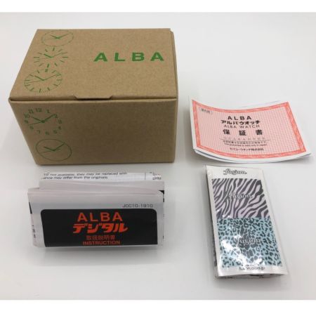  ALBA アルバ Fusion 腕時計 AFSM403 ブラック x ゴールド