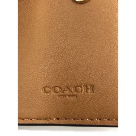  COACH コーチ ハート フローラル プリント 花柄 5連 キーケース C3303 ホワイト