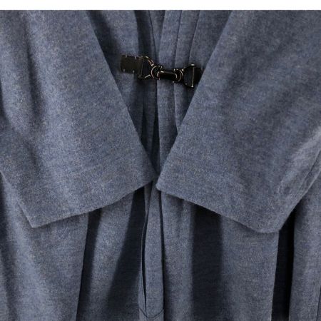  Leilian レリアン レディース ジャケット ノーカラー サイズ17+ スカイブルー