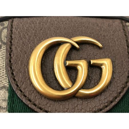  GUCCI グッチ オフィディア GGスプリーム ショルダーバック 547965 ブラウン