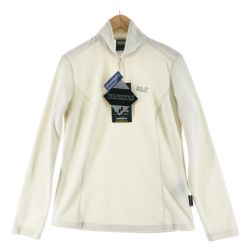 〇〇 Jack Wolfskin ジャックウルフスキン レディース ジャケット フリースジャケット サイズL ホワイト Aランク