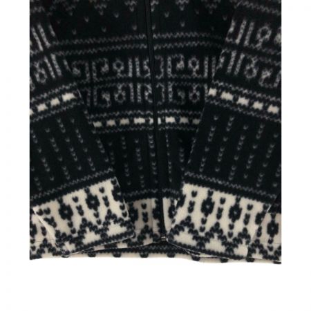  Jack Wolfskin ジャックウルフスキン メンズ フリースジャケット サイズL ブラック×ホワイト